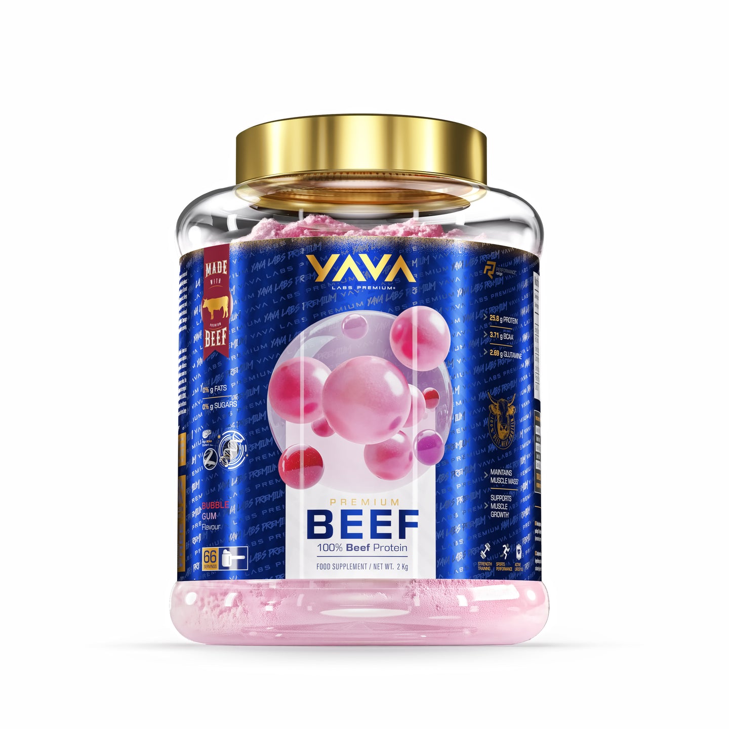 PROTEÍNA DE CARNE DE RES PREMIUM 2 KG
