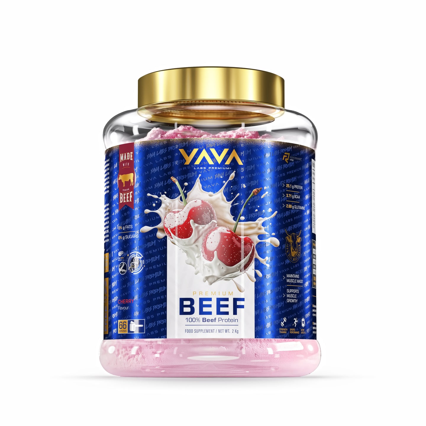 PROTEÍNA DE CARNE DE RES PREMIUM 2 KG