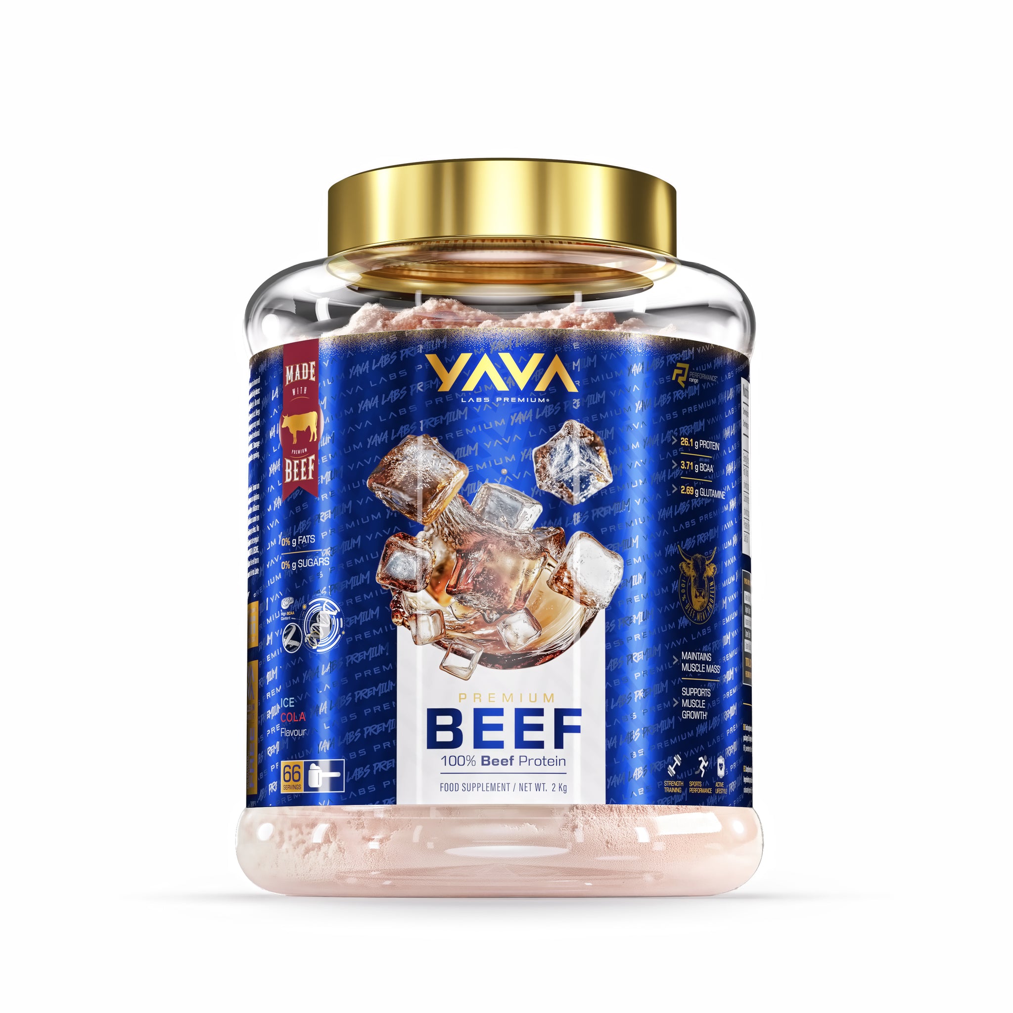 PROTEÍNA DE CARNE DE RES PREMIUM 2 KG