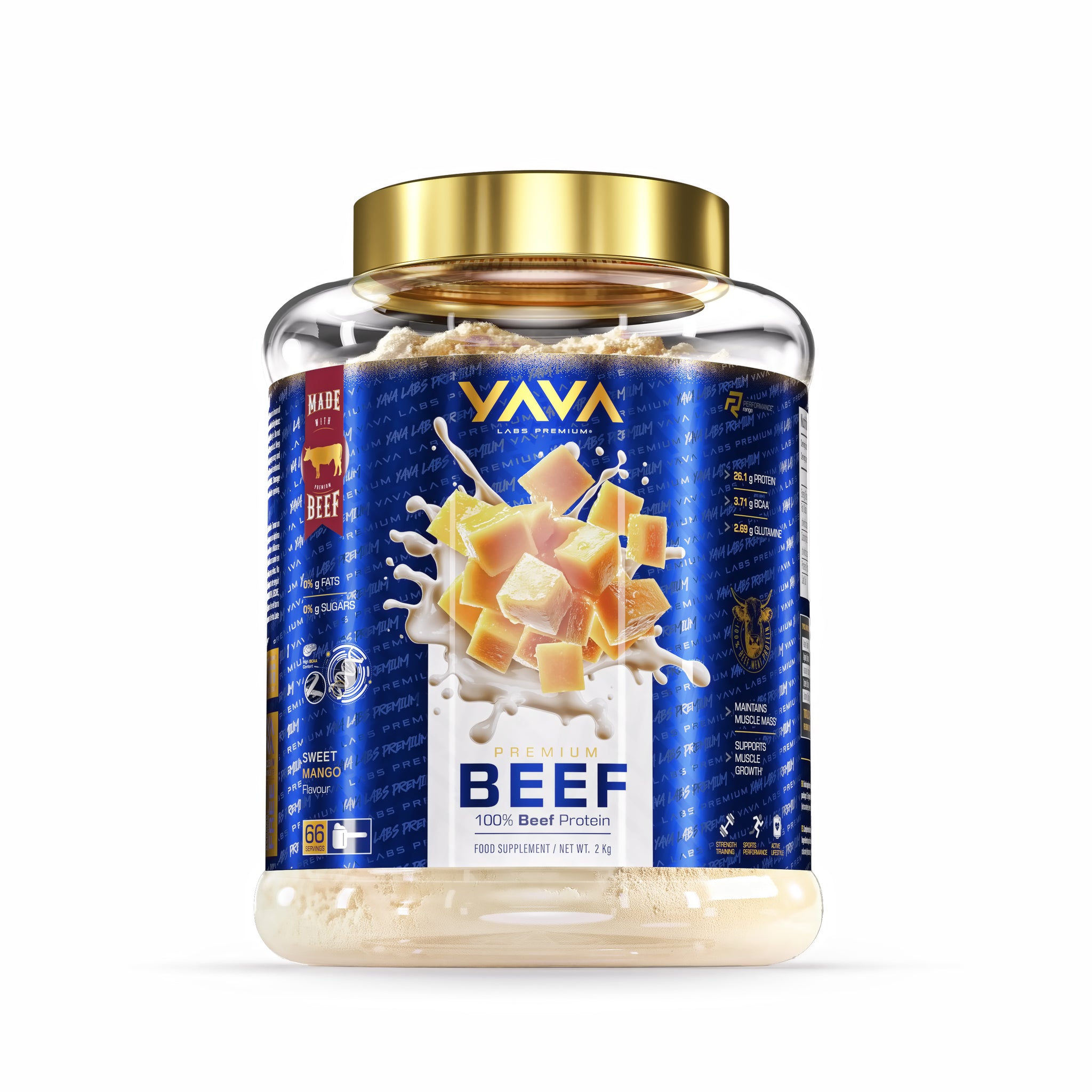 PROTEÍNA DE CARNE DE RES PREMIUM 2 KG