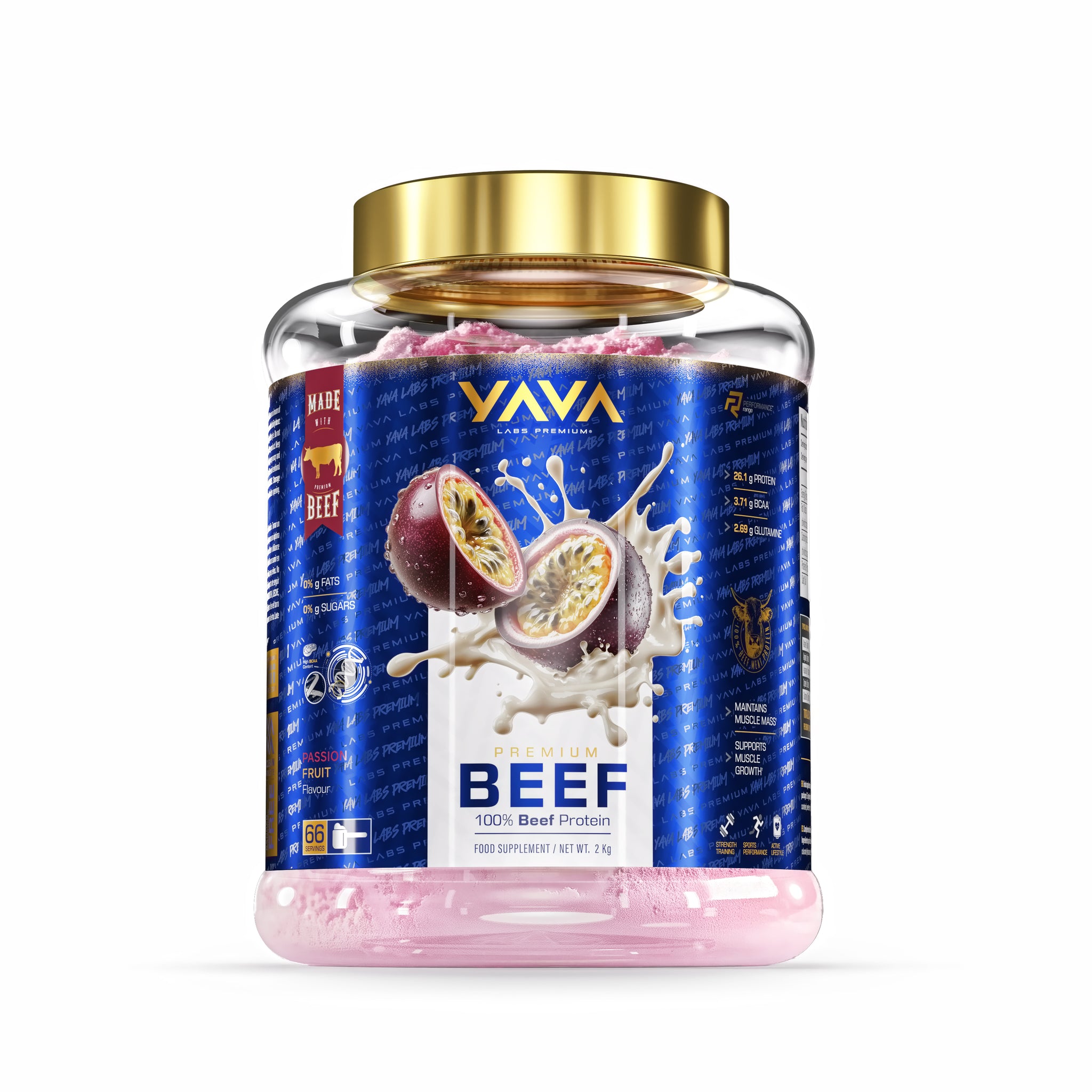 PROTEÍNA DE CARNE DE RES PREMIUM 2 KG