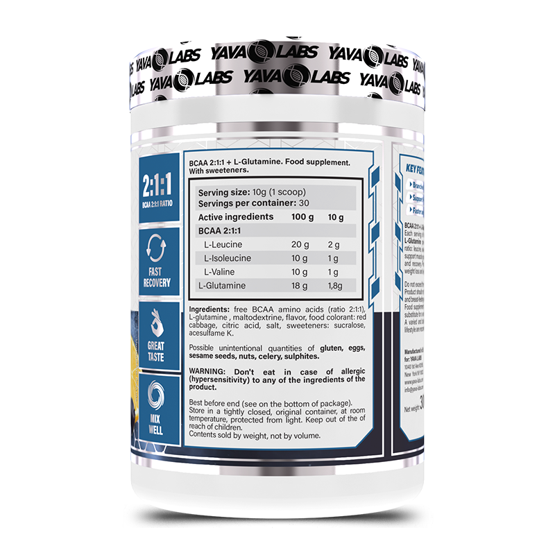 BCAA 2:1:1 + L-GLUTAMINA (BREON SIGNATURE) - 300 g