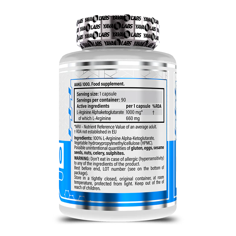 AAKG 1000 - ARGININA AKG 90 CÁPSULAS