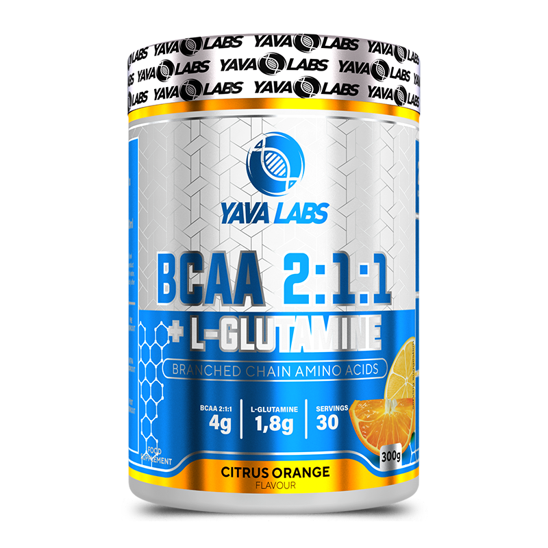 BCAA 2:1:1 + L-GLUTAMINA - 300 g