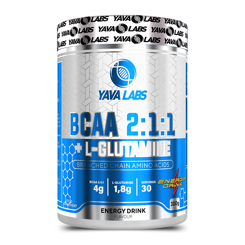 BCAA 2:1:1 + L-GLUTAMINA - 300 g