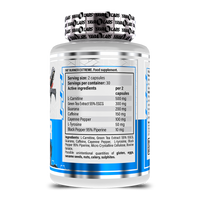 QUEMADOR DE GRASA 60 CÁPSULAS